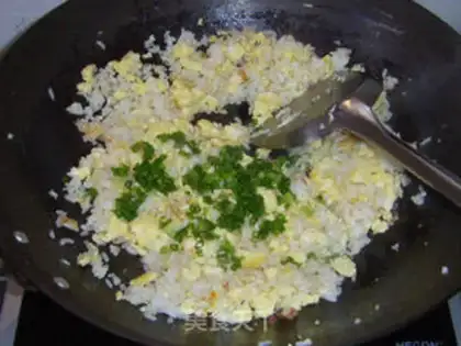Make egg fried rice step 9