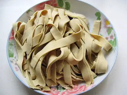 Make Boiled dried tofu step 1