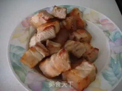 Make Pan-fried braised pork step 3