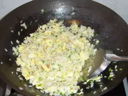 Make egg fried rice step 10