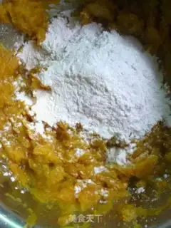 Make Pumpkin Tangyuan step 1