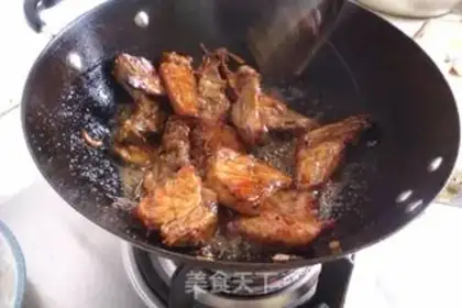 Make Dry fried pork ribs step 4