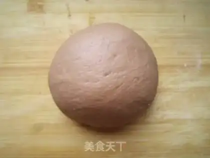 Make Panda bean paste bun step 4