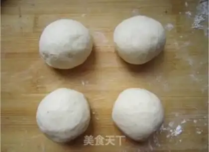 Make Panda bean paste bun step 5