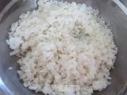Make Rice baked with mixed brocade cheese step 3