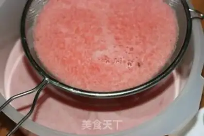 Make Watermelon milk step 3