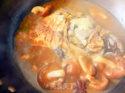 Make Braised Fish Head step 11
