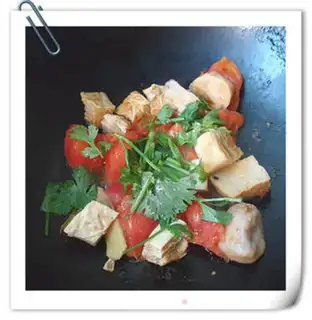 Make Stewed Frozen Tofu with Tomatoes step 5
