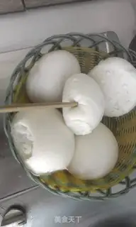 Make steamed bread step 1