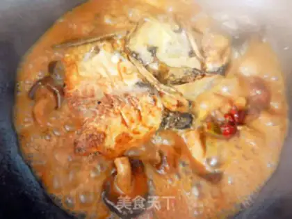 Make Braised Fish Head step 12