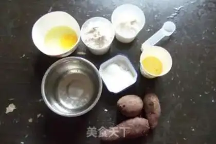 Make Purple sweet potato bread step 0