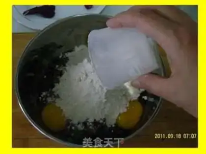 Make vegetable cake step 4
