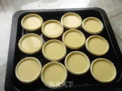 Make Portuguese egg tarts step 5