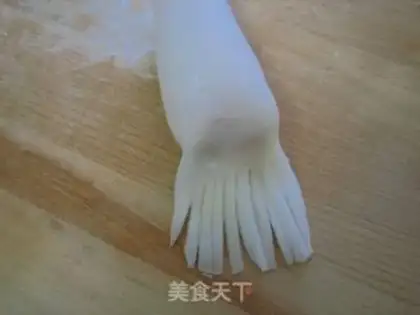 Make Small squid crystal dumplings step 11