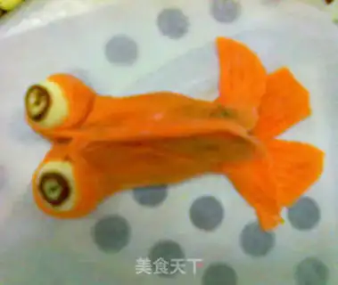 Make Colored goldfish steamed buns step 22