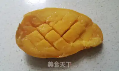 Make mango smoothie step 2