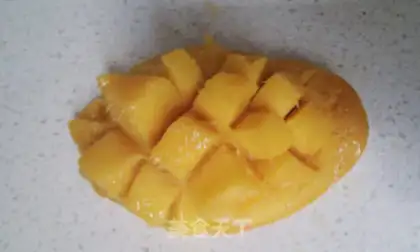 Make mango smoothie step 3