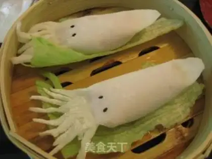 Make Small squid crystal dumplings step 14