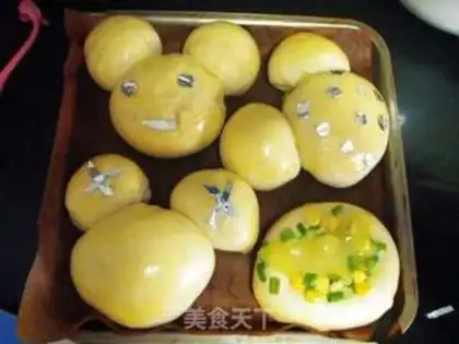 Make Mickey Corn Mochi Bread step 14
