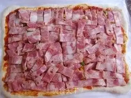 Make Bacon pizza step 14
