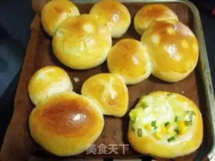 Make Mickey Corn Mochi Bread step 15