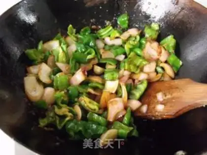 Make Black pepper beef slices step 3