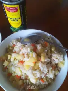 Make Vegetarian fried rice step 4