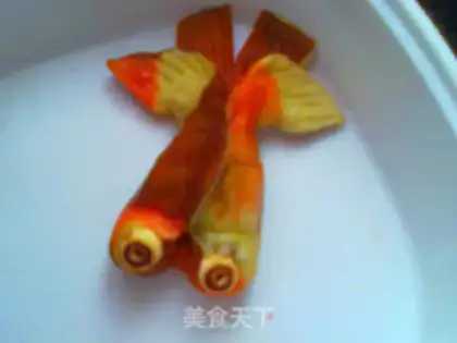 Make Colored goldfish steamed buns step 27