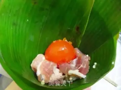 Make Egg yolk meat dumplings step 6