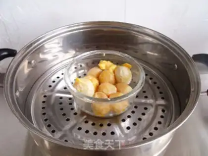 Make Chicken roll with egg yolk step 4