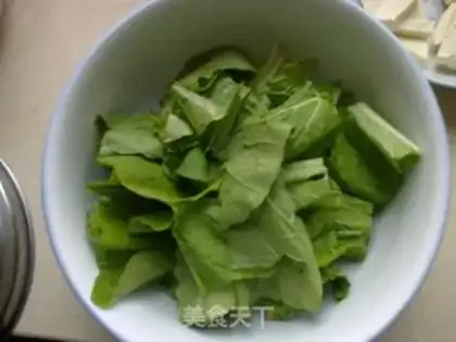 Make Chinese cabbage and tofu soup step 0