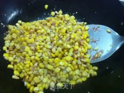 Make pine nut corn step 3