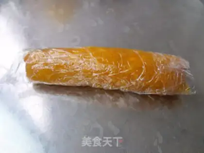 Make Chicken roll with egg yolk step 6