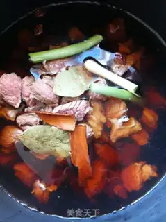 Make beef brisket rice step 2