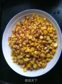 Make pine nut corn step 4