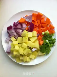 Make beef brisket rice step 4