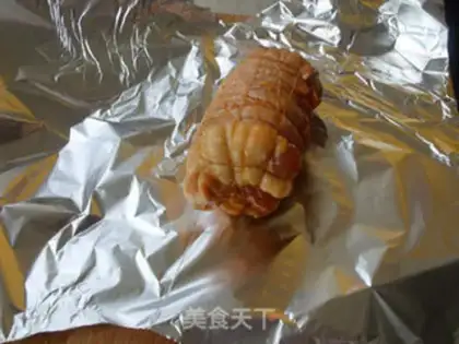 Make Chicken roll with egg yolk step 10