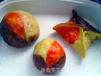 Make Colored goldfish steamed buns step 36