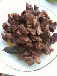 Make beef brisket rice step 5