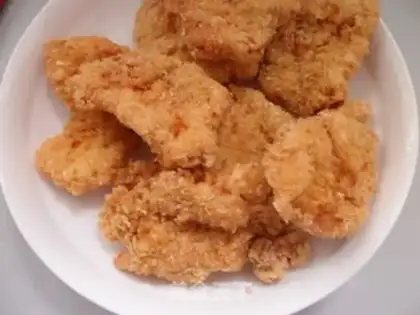 Make Golden curry chicken chop rice step 11