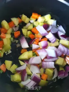 Make beef brisket rice step 8