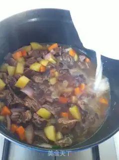 Make beef brisket rice step 10