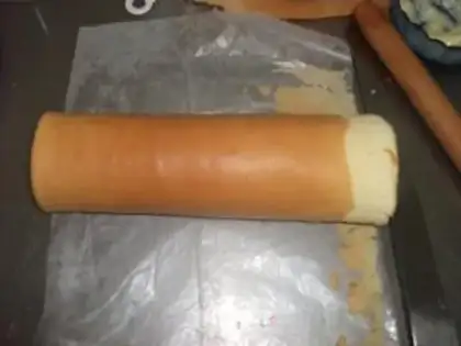 Make Qi Feng Cake Roll step 10