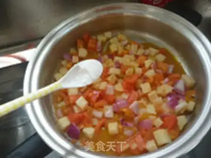 Make Stewed potatoes with tomatoes step 10