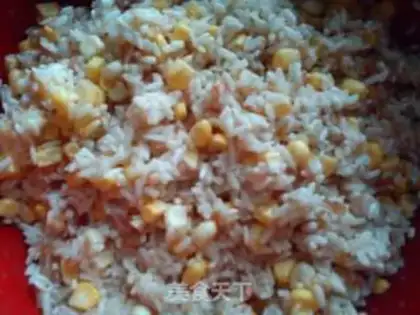 Make Pearl corn meatballs step 3