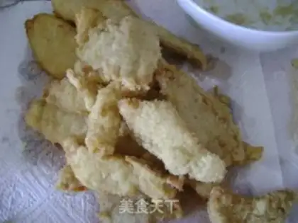 Make Crispy and tender fried chicken slices step 11