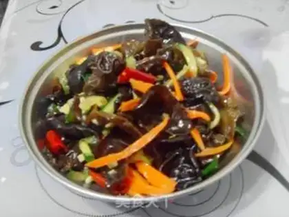 Make Two-color mixed fungus step 4
