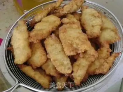Make Crispy and tender fried chicken slices step 13