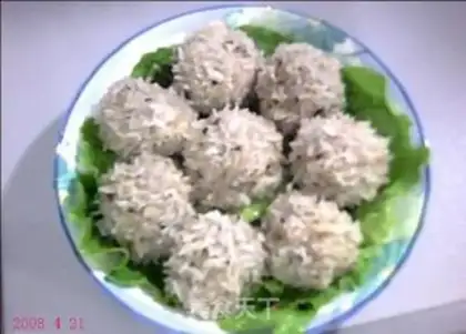 Make Pearl corn meatballs step 7