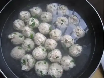 Make Coriander meatballs step 7
